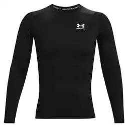 Decathlon Zwart Heatgear Longsleeve Shirt Voor Heren Under Armour aanbieding