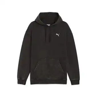 Decathlon Essentials Elevated relaxte verwassen hoodie PUMA Black aanbieding