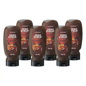 Decathlon Calorievrije Siropen - Yummy Zero Siroop (6x320ml) - Chocolade aanbieding