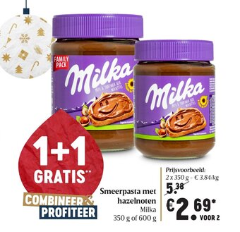 Delhaize Smeerpasta met hazelnoten aanbieding