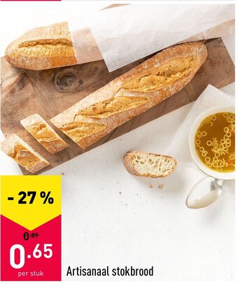 ALDI Artisanaal stokbrood aanbieding