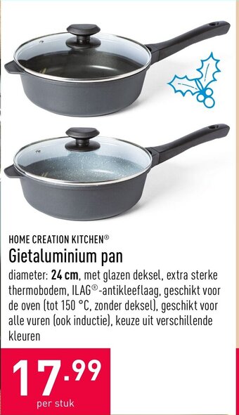 ALDI GIetaluminium pan aanbieding