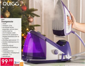 ALDI Stoomgenerator aanbieding