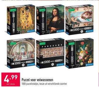 ALDI Puzzel voor volwassenen aanbieding