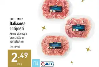 ALDI Italiaanse antipasti 80g aanbieding