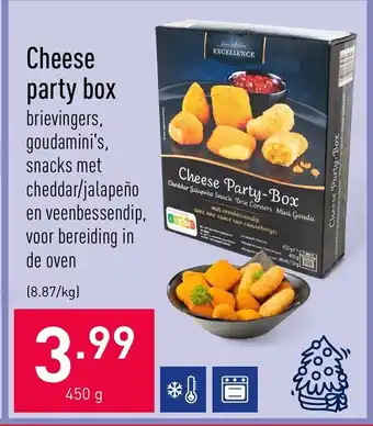 ALDI Cheese party box 450g aanbieding