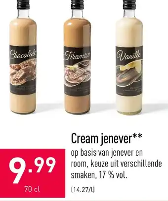 Cream jenever 70cl