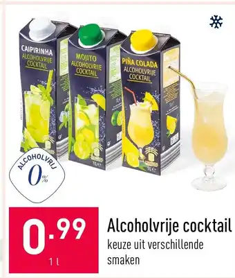 ALDI Alcoholvrijie cocktail aanbieding