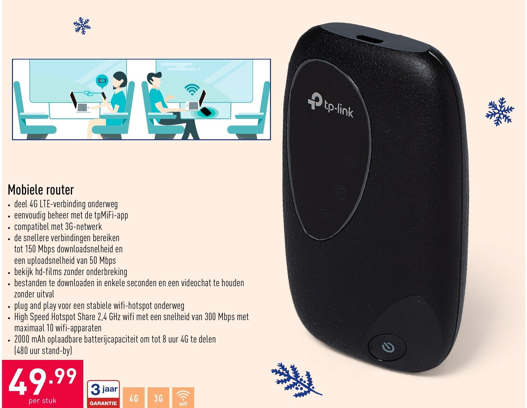 Mobiele router promotie bij ALDI