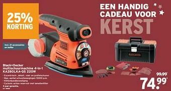 GAMMA Black+decker multischuurmachine 4-in-1 ka280lka-qs 220w aanbieding