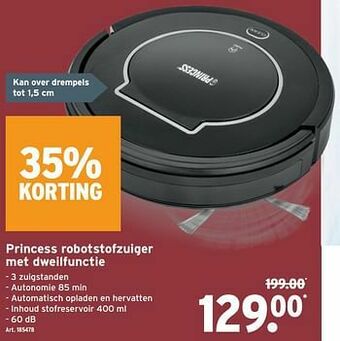 GAMMA Princess robotstofzuiger met dweilfunctie aanbieding