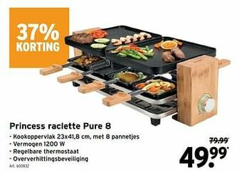 GAMMA Princess raclette pure 8 aanbieding