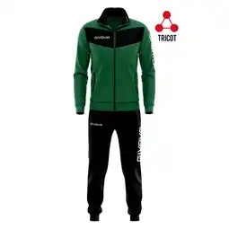 Decathlon Givova Visa Triacetato sportpak groen/zwart 4XL aanbieding