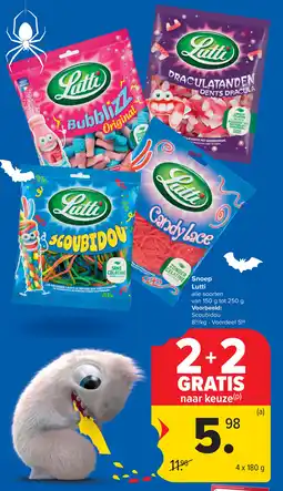 Carrefour Snoep lutti aanbieding