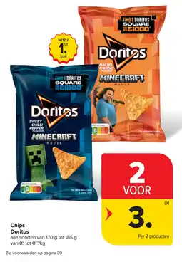 Carrefour Chips doritos aanbieding