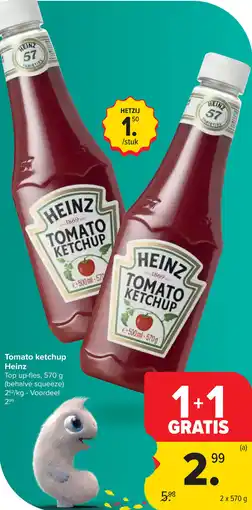 Carrefour Tomato ketchup heinz aanbieding