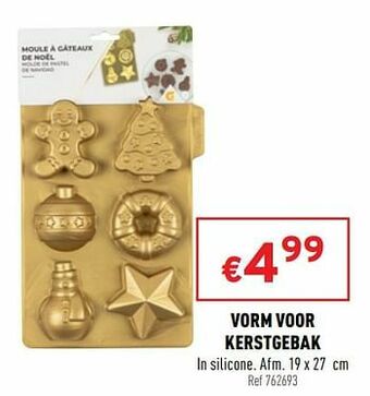 Trafic Vorm voor kerstgebak aanbieding