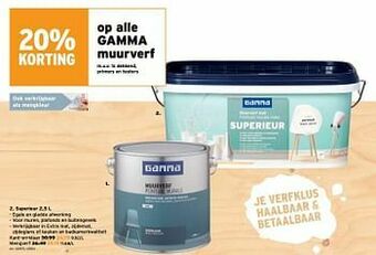 GAMMA Superieur aanbieding