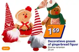 Action Decoratieve gnoom of gingerbread figuur aanbieding
