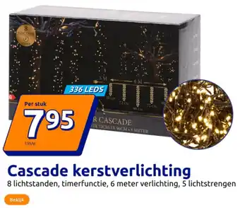 Action Cascade kerstverlichting aanbieding