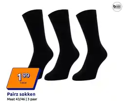 Action Pairz sokken aanbieding