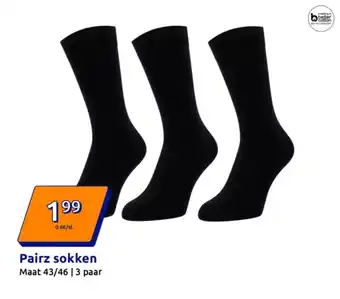 Action Pairz sokken aanbieding