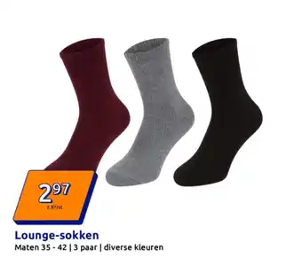 Action Lounge-sokken aanbieding
