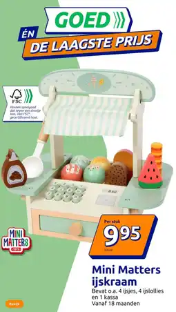 Action Mini Matters ijskraam aanbieding