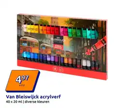 Action Van Bleiswijck acrylverf aanbieding