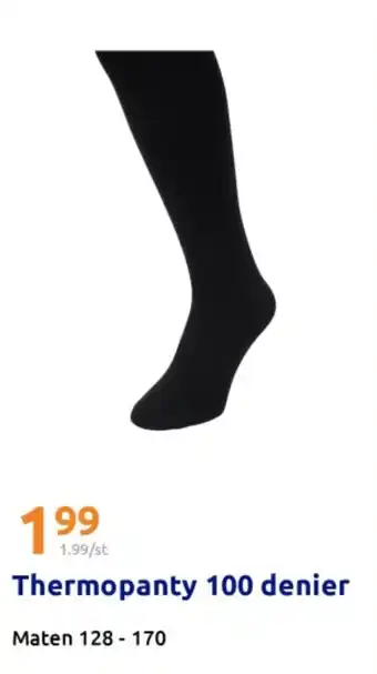 Action Thermopanty 100 denier aanbieding