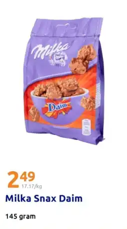 Action Milka Snax Daim aanbieding