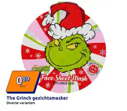 Action The Grinch gezichtsmasker aanbieding