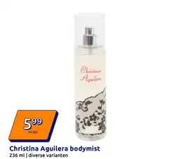 Action Christina Aguilera bodymist aanbieding