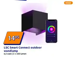 Action LSC Smart Connect outdoor wandlamp aanbieding