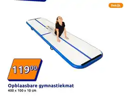 Action Opblaasbare gymnastiekmat aanbieding