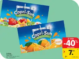 Carrefour Fruitsap Capri-Sun aanbieding