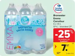 Carrefour Bronwater Emma Carrefour aanbieding