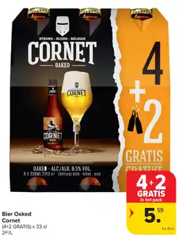 Carrefour Bier Oaked Cornet aanbieding