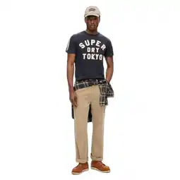 Decathlon T-shirt Superdry Vintage Athletic aanbieding