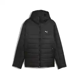 Decathlon Essentials gewatteerd jack met capuchon voor heren PUMA Black aanbieding