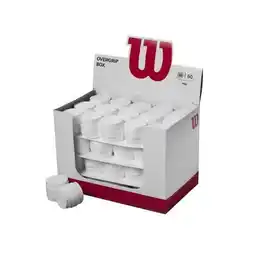 Decathlon BOX 60 PCS OVERGRIP WILSON PRO WR8438201001 WHITE aanbieding