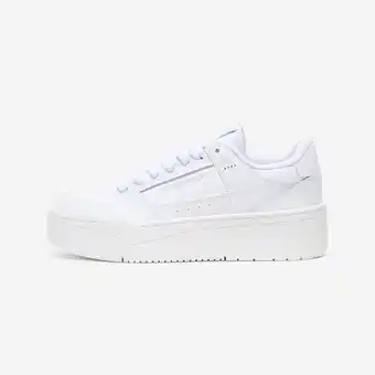 Decathlon Leren damessneakers CJ80 platform wit aanbieding