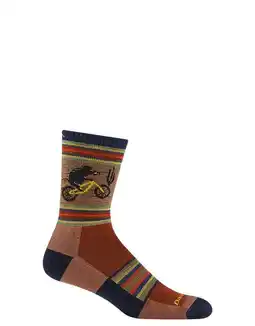 Decathlon Heren wandelsok - Micro Crew - Chestnut - M aanbieding
