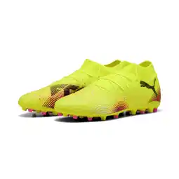 Decathlon FUTURE 8 PRO MG voetbalschoenen PUMA Yellow Alert Black Sun Struck Pink aanbieding