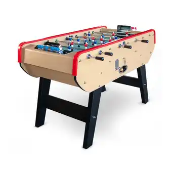 Decathlon Tafelvoetbal OLYMPIC met Muntinworp, Telescopische Stangen, Ballen 149x77cm aanbieding