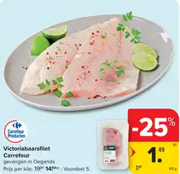 Carrefour Victoriabaarsfilet Carrefour aanbieding