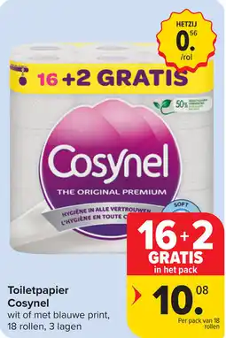 Carrefour Toiletpapier Cosynel aanbieding