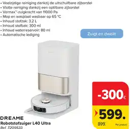 Carrefour Dreame Robotstofzuiger L40 Ultra aanbieding