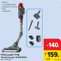 Carrefour Rowenta Steelstofzuiger RH6876WO aanbieding