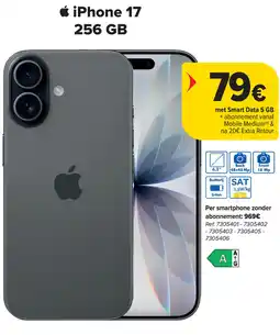 Carrefour iPhone 17 aanbieding